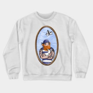 Seemann mit Seehund - Seaman With Seadog Crewneck Sweatshirt